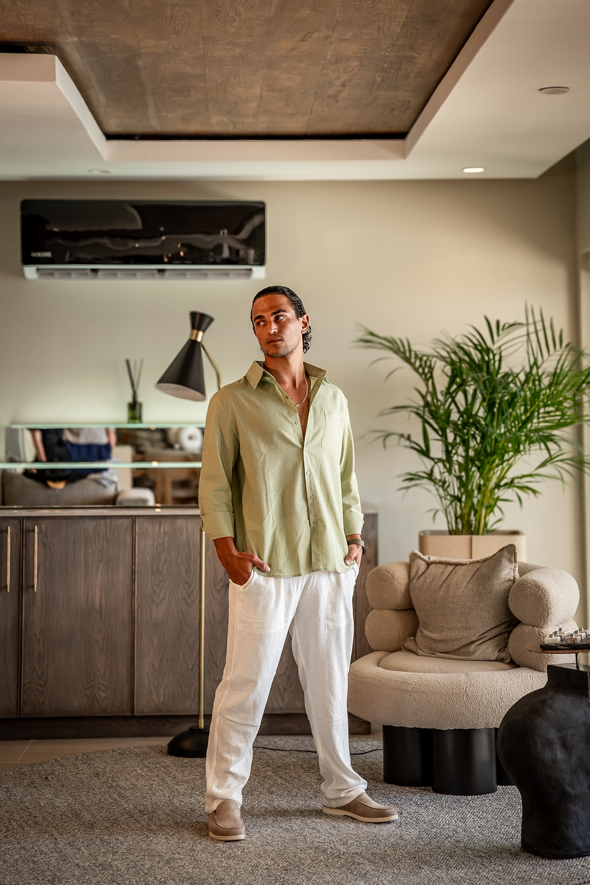 Old Money Linen Combo (Longsleeve) - Old Money
