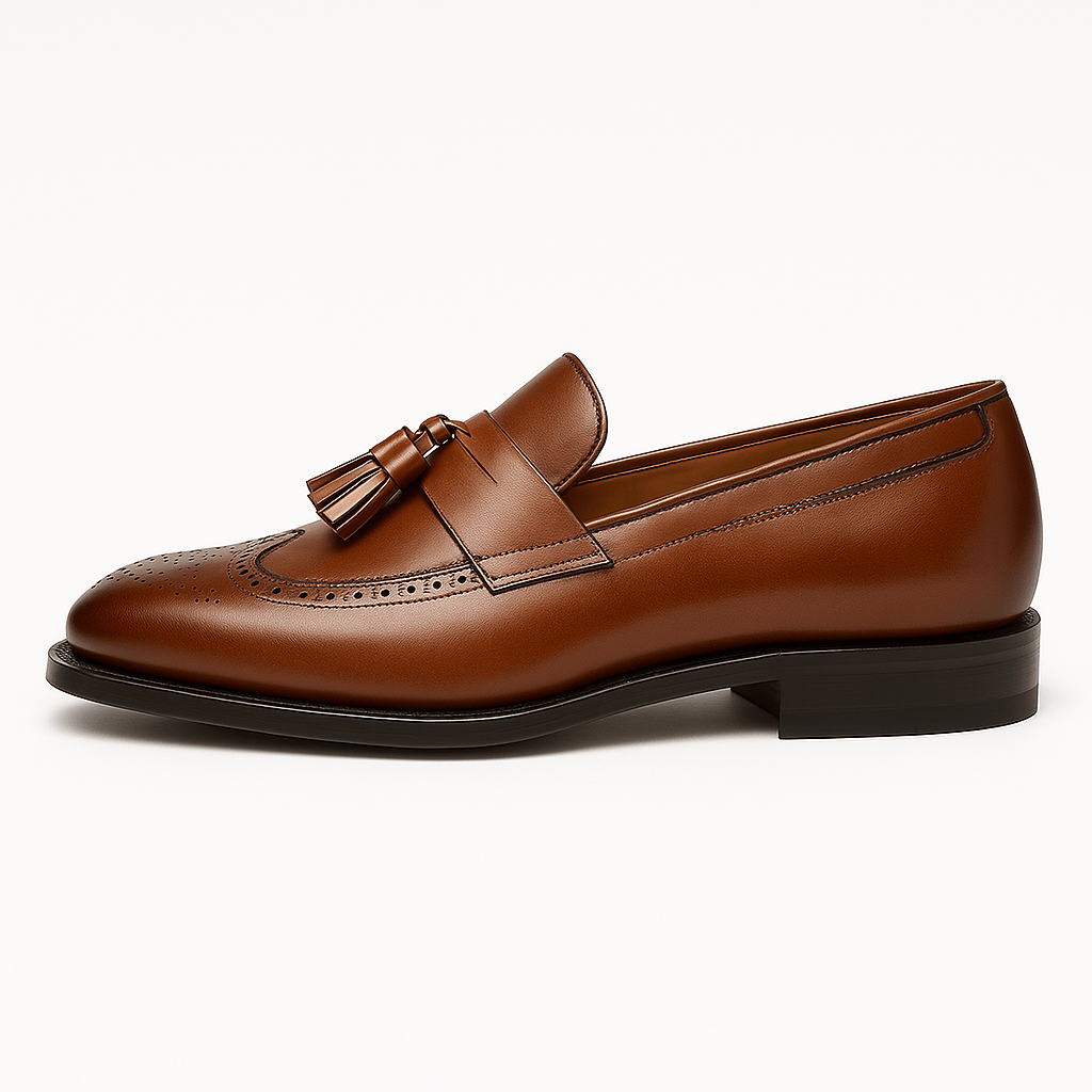 Domoir | Classic Leather Tassel Loafers
