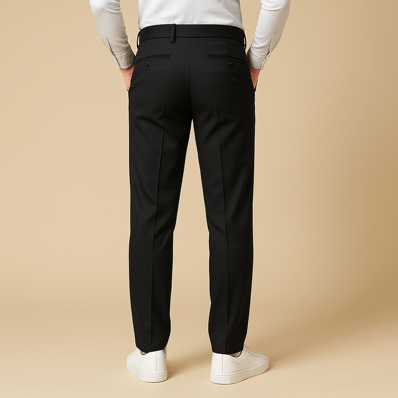 Domoir | Classic Tailored Stretch Trousers
