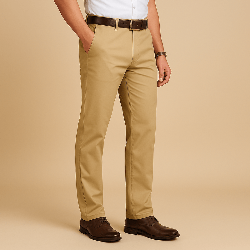 Domoir | Classic Tailored Stretch Trousers