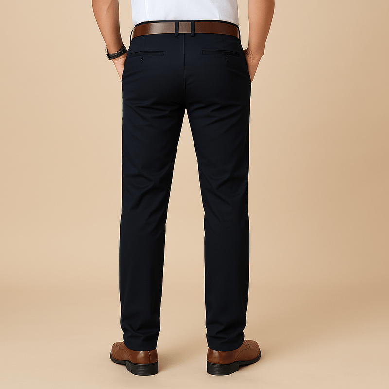 Domoir | Classic Tailored Stretch Trousers