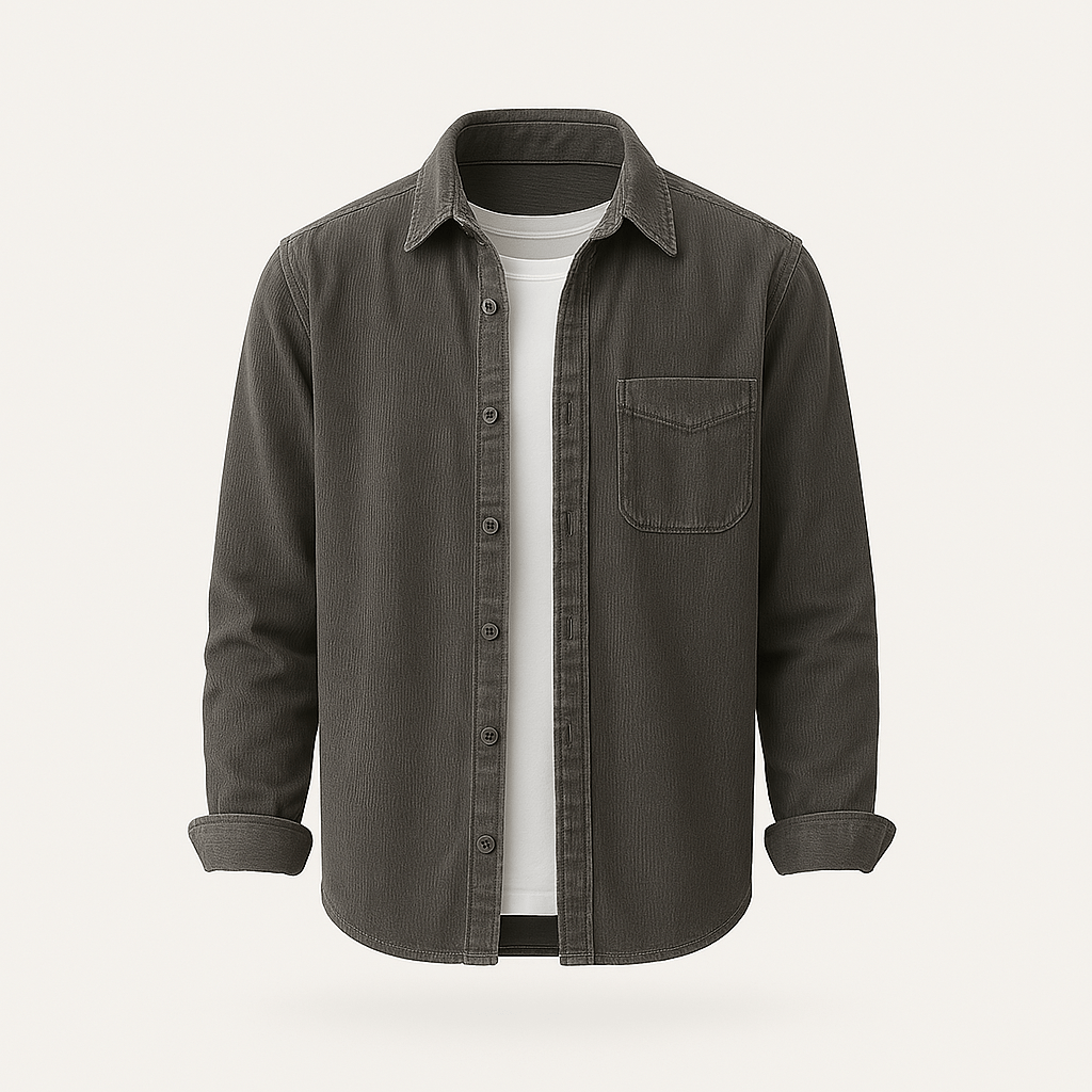 Domoir | Corduroy Button Shirt