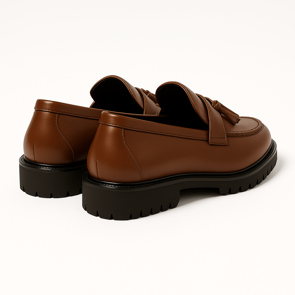 Domoir | Elegant Leather Oxford Loafers