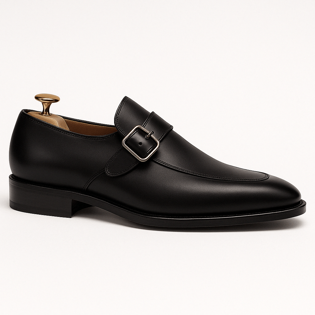 Domoir | Elegant Monkstrap Leather Shoes