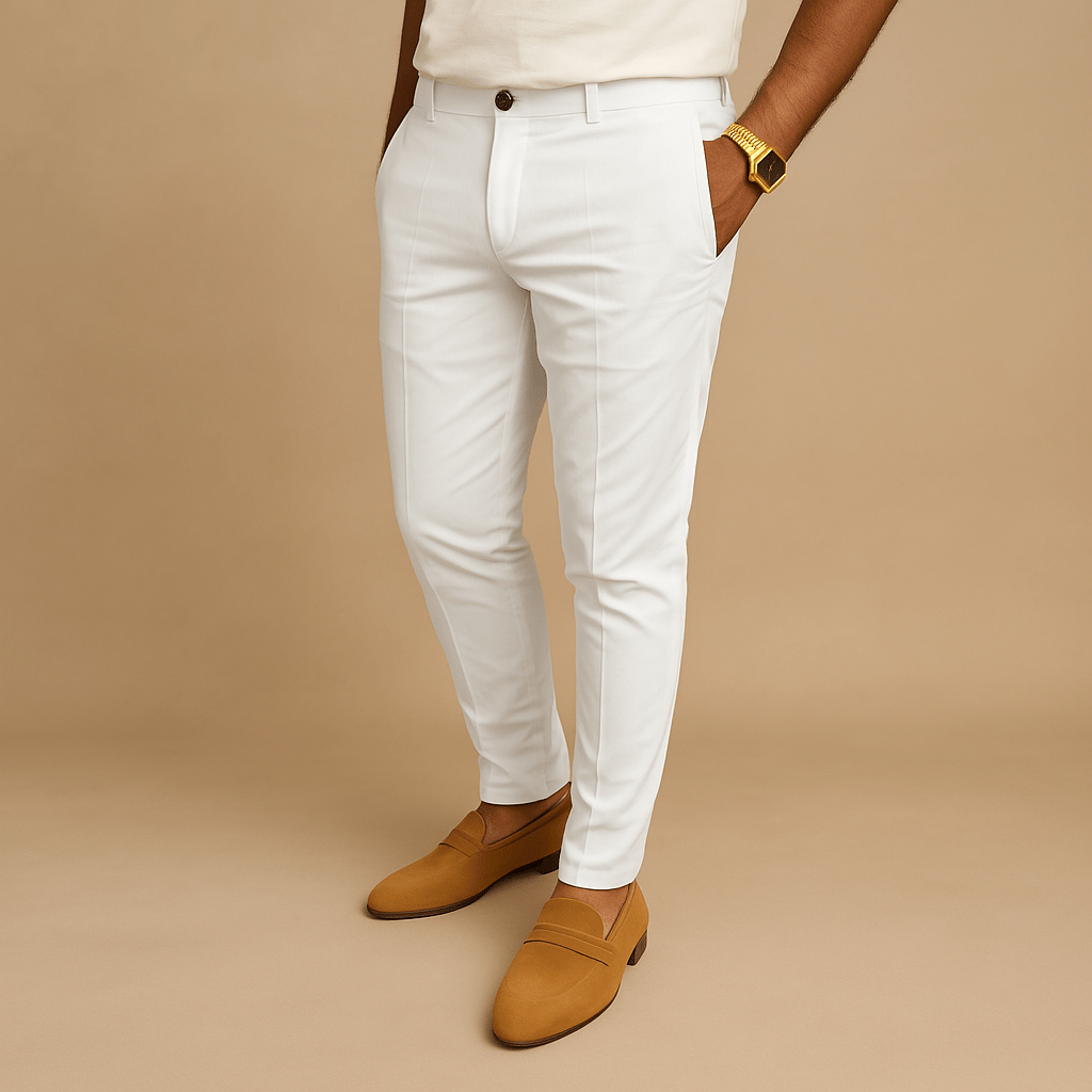 Domoir | Leon Comfort Fit Chino Trousers