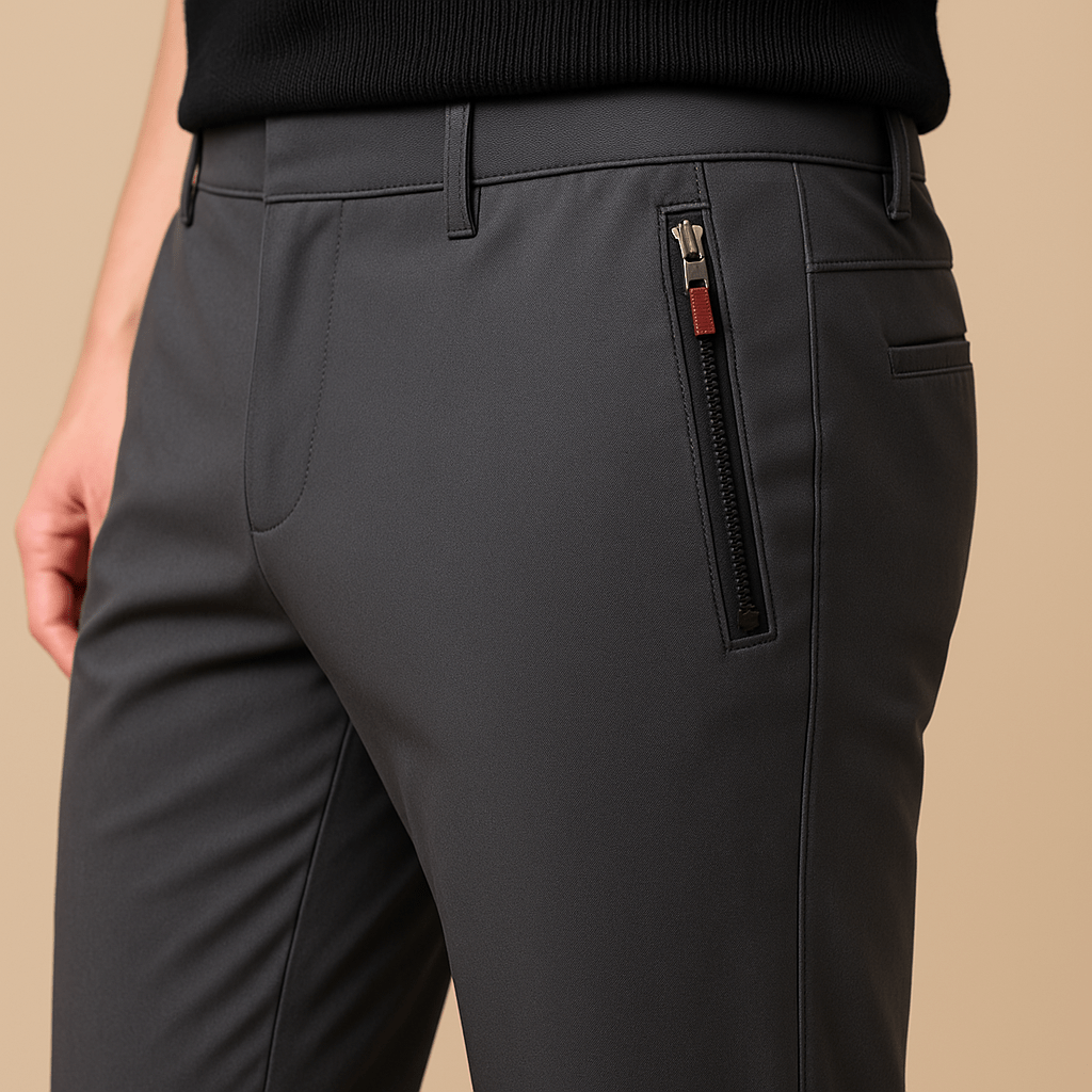 Domoir | Modern Slim Fit Trousers