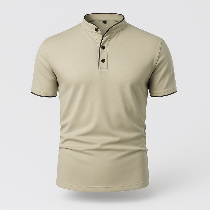 Domoir | Old Money Stretch Polo Shirt