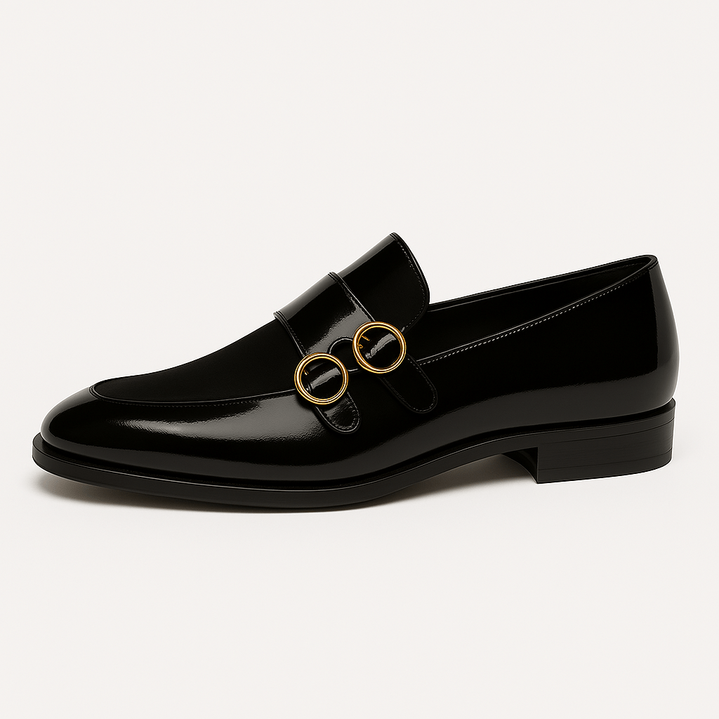 Domoir | Red Sole Monk Loafers