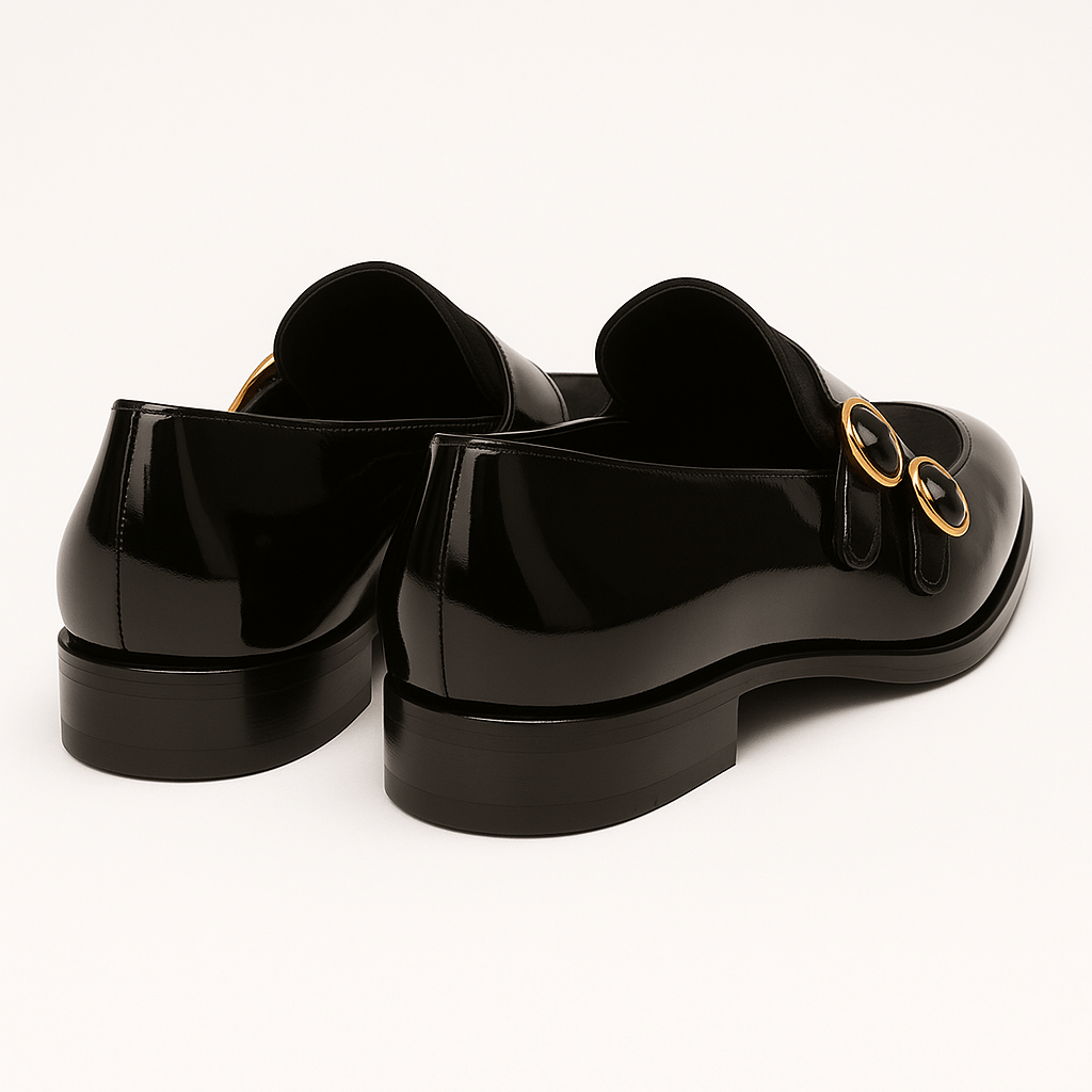 Domoir | Red Sole Monk Loafers