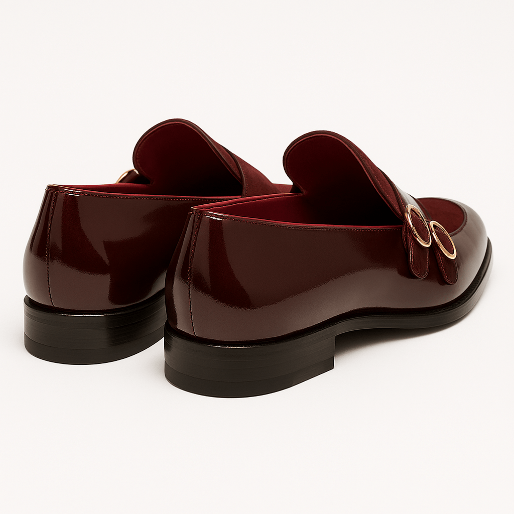 Domoir | Red Sole Monk Loafers