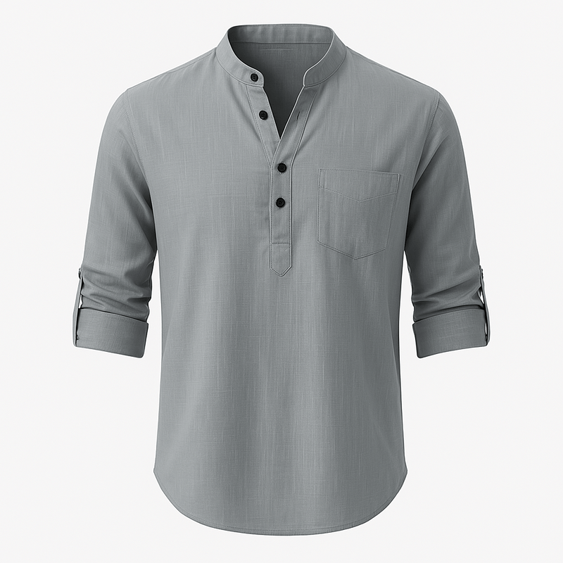 Domoir | Soft Linen Blend Shirt