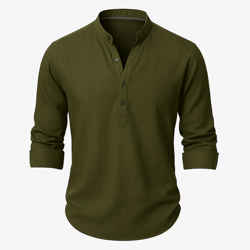 Domoir | Soft Linen Blend Shirt