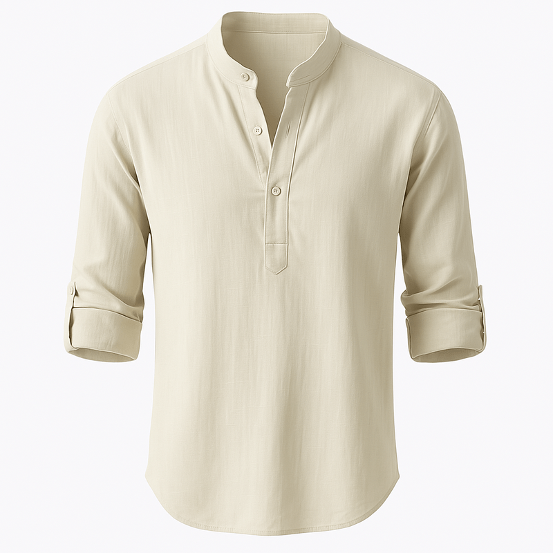 Domoir | Soft Linen Blend Shirt
