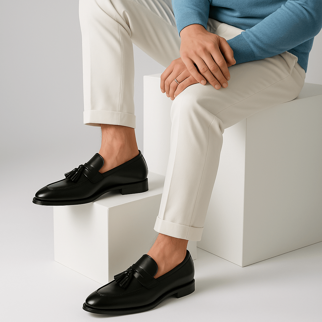 Domoir | Tassel Leather Loafers
