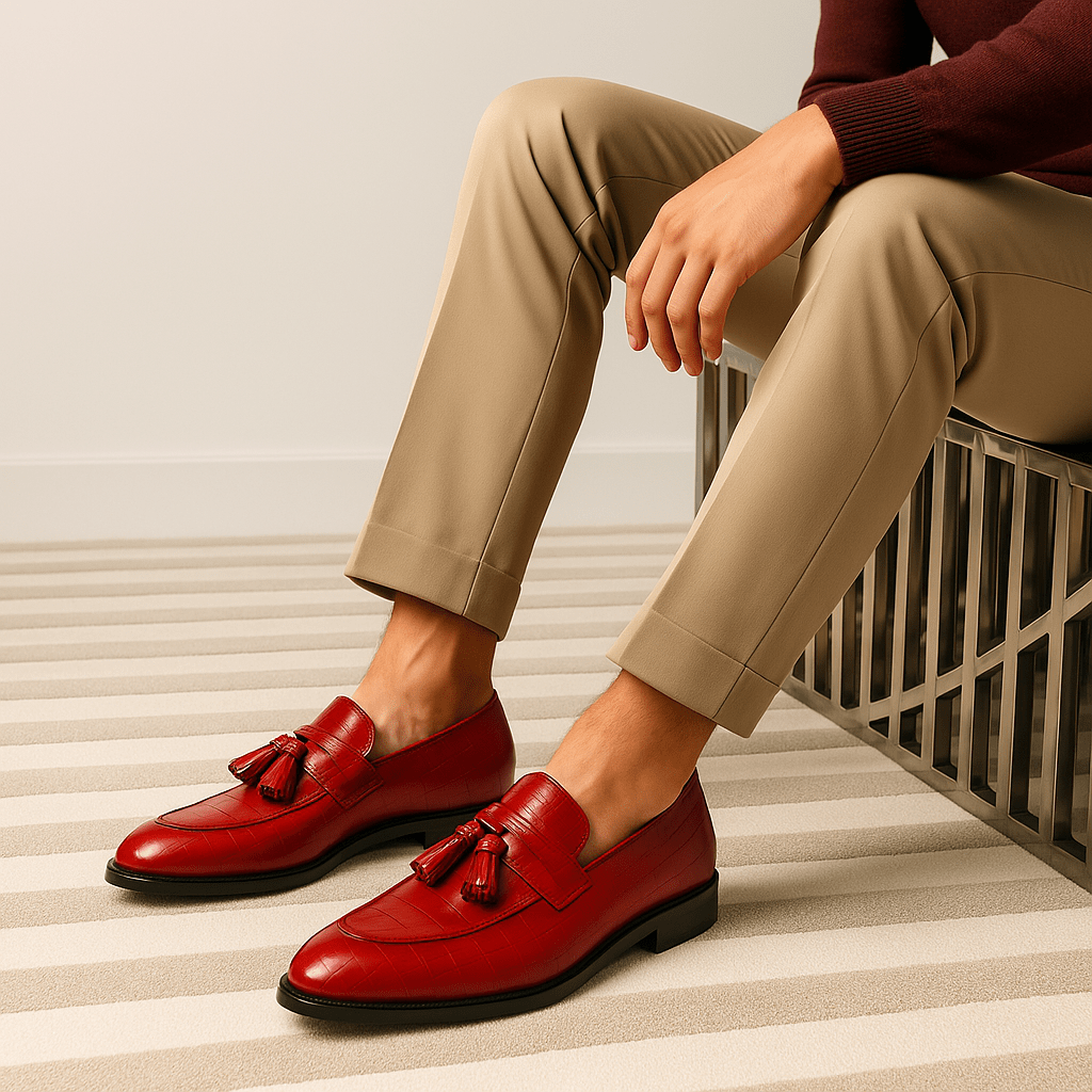 Domoir | Tassel Leather Loafers