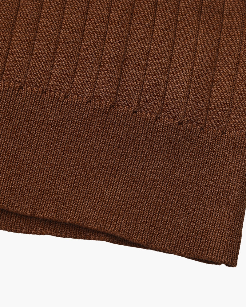 Premium Ribbed Polo - Old Money