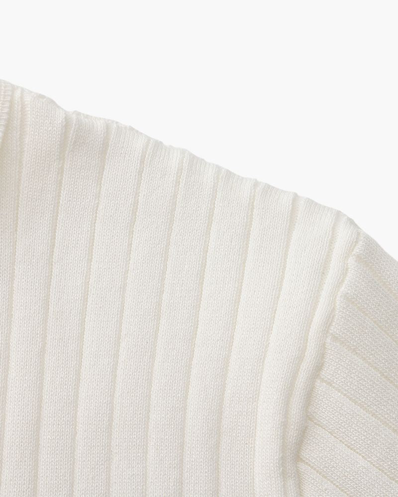 Premium Ribbed Polo - Old Money