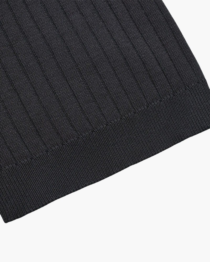 Premium Ribbed Polo - Old Money