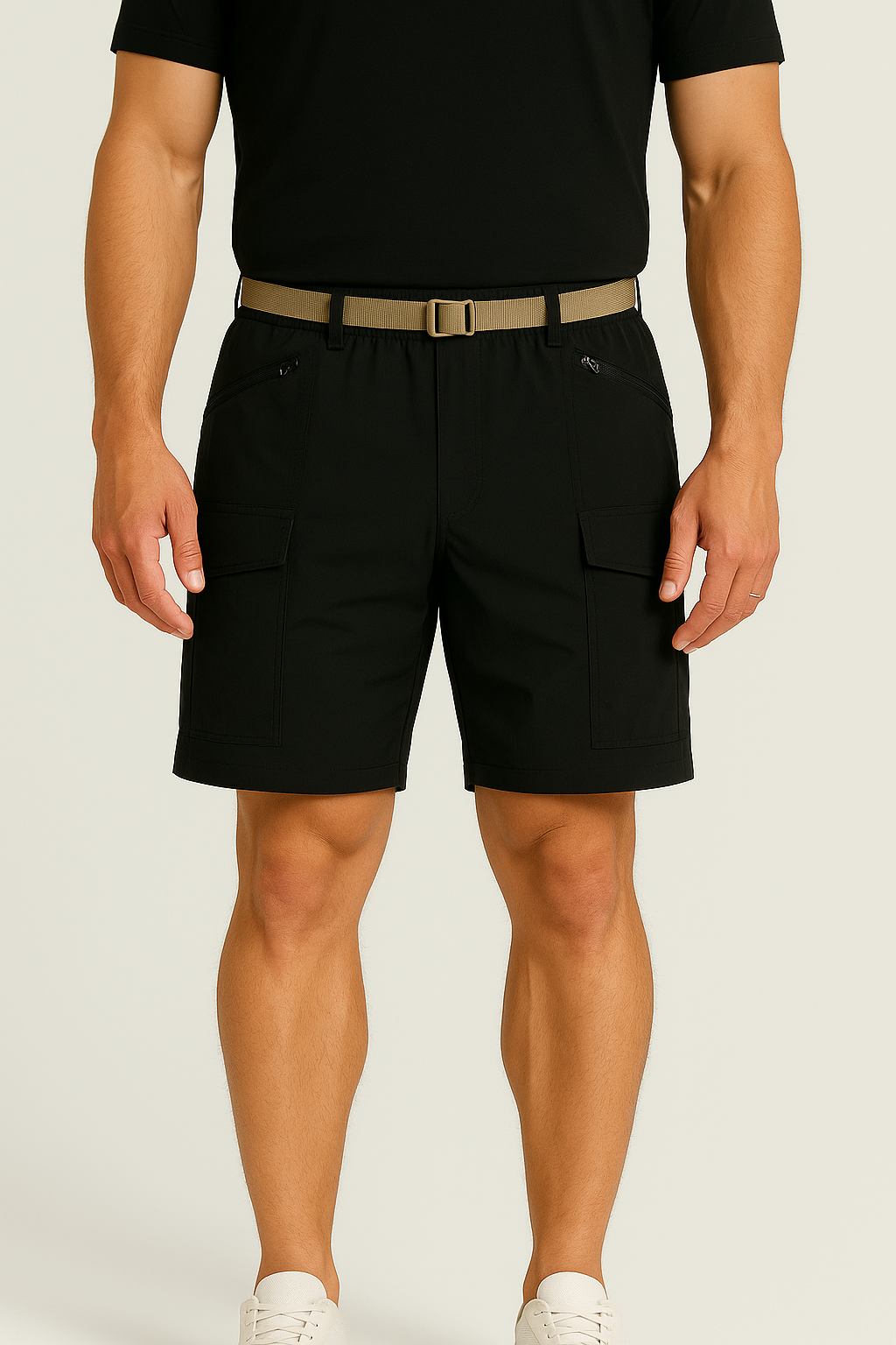 LumiNovi | QuickDry Cargo Shorts Stretch Fit Cargo shorts