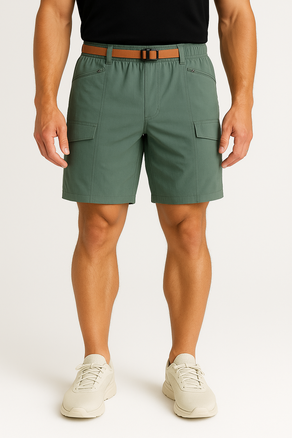LumiNovi | QuickDry Cargo Shorts Stretch Fit Cargo shorts