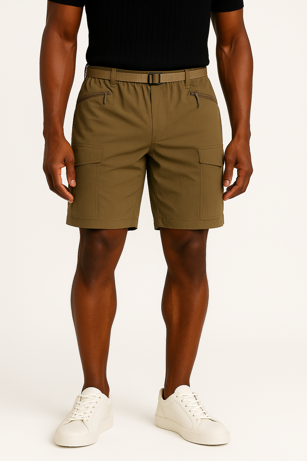 LumiNovi | QuickDry Cargo Shorts Stretch Fit Cargo shorts