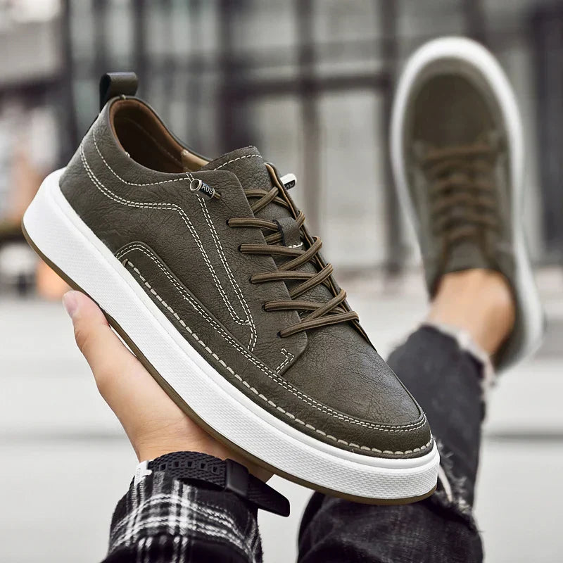 LumiNovi | The Ashby Leather Sneakers