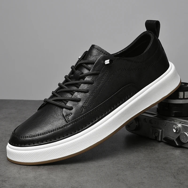 LumiNovi | The Ashby Leather Sneakers