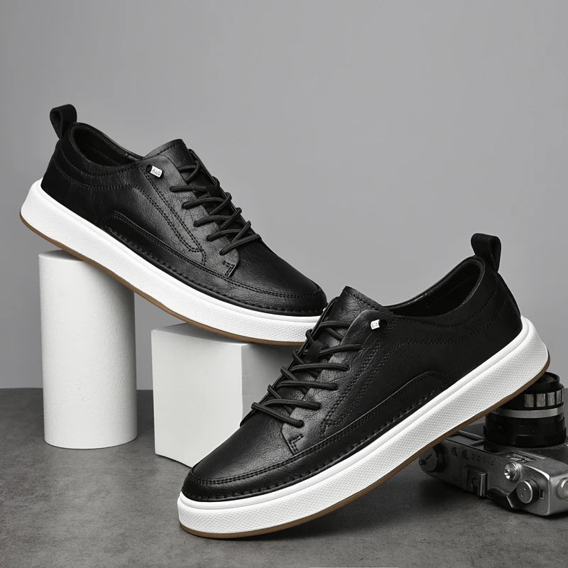 LumiNovi | The Ashby Leather Sneakers
