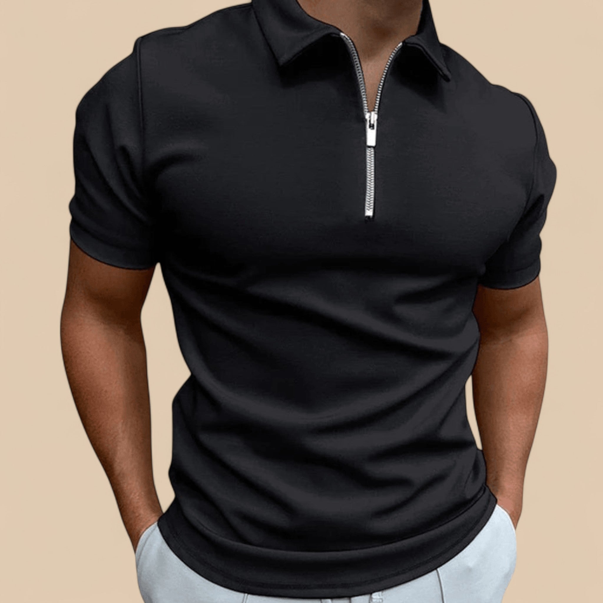 Ανδρικό Polo με Φερμουάρ