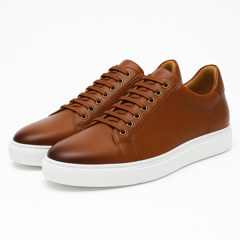 Δερμάτινα Sneakers με Στυλ