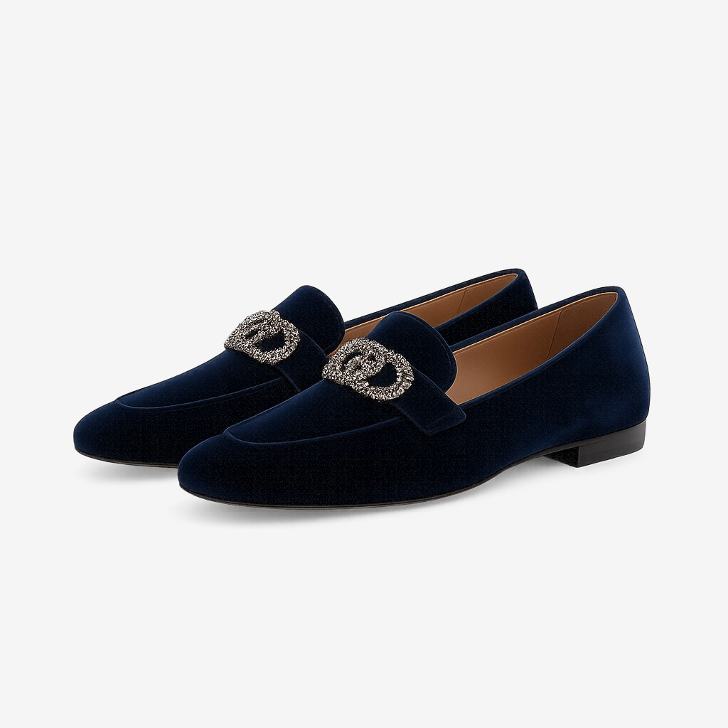 Domoir | Chain-Detail Leather Loafers