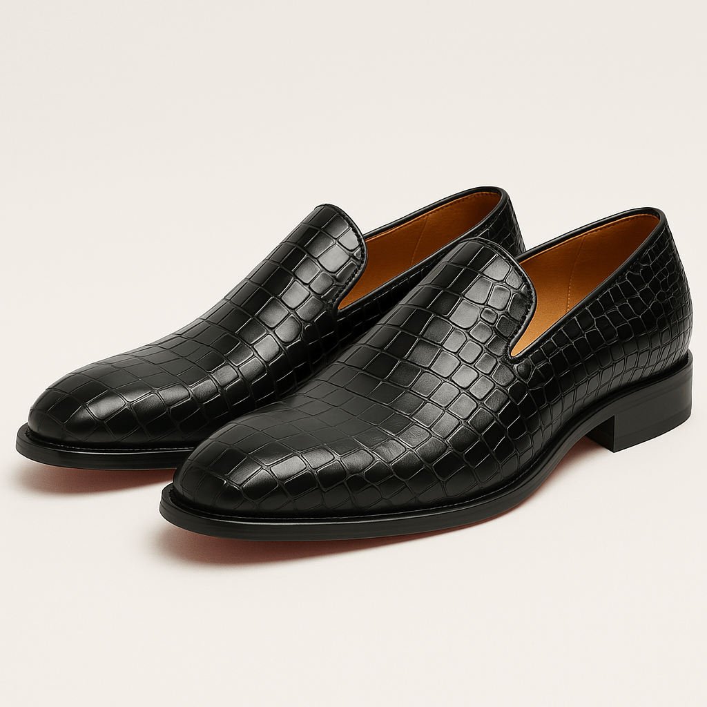 Domoir | Crocodile Loafers