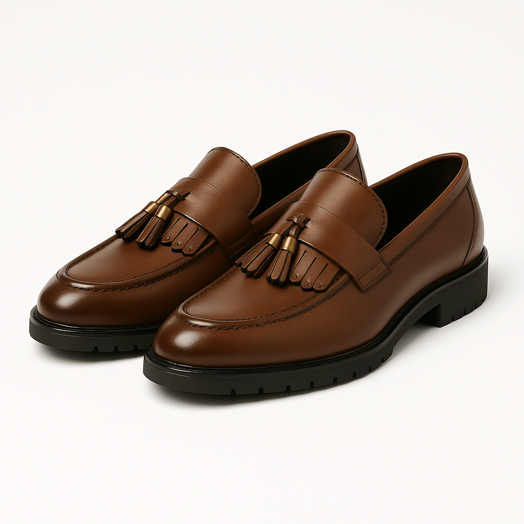 Domoir | Elegant Leather Oxford Loafers