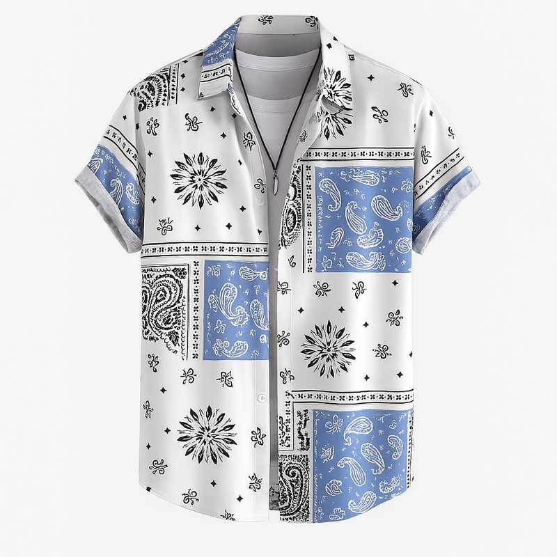 Domoir | Elegant Paisley Shirt