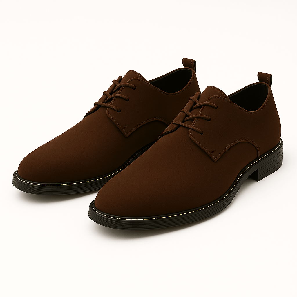 Domoir | Elegant Suede Formal Oxford Shoes