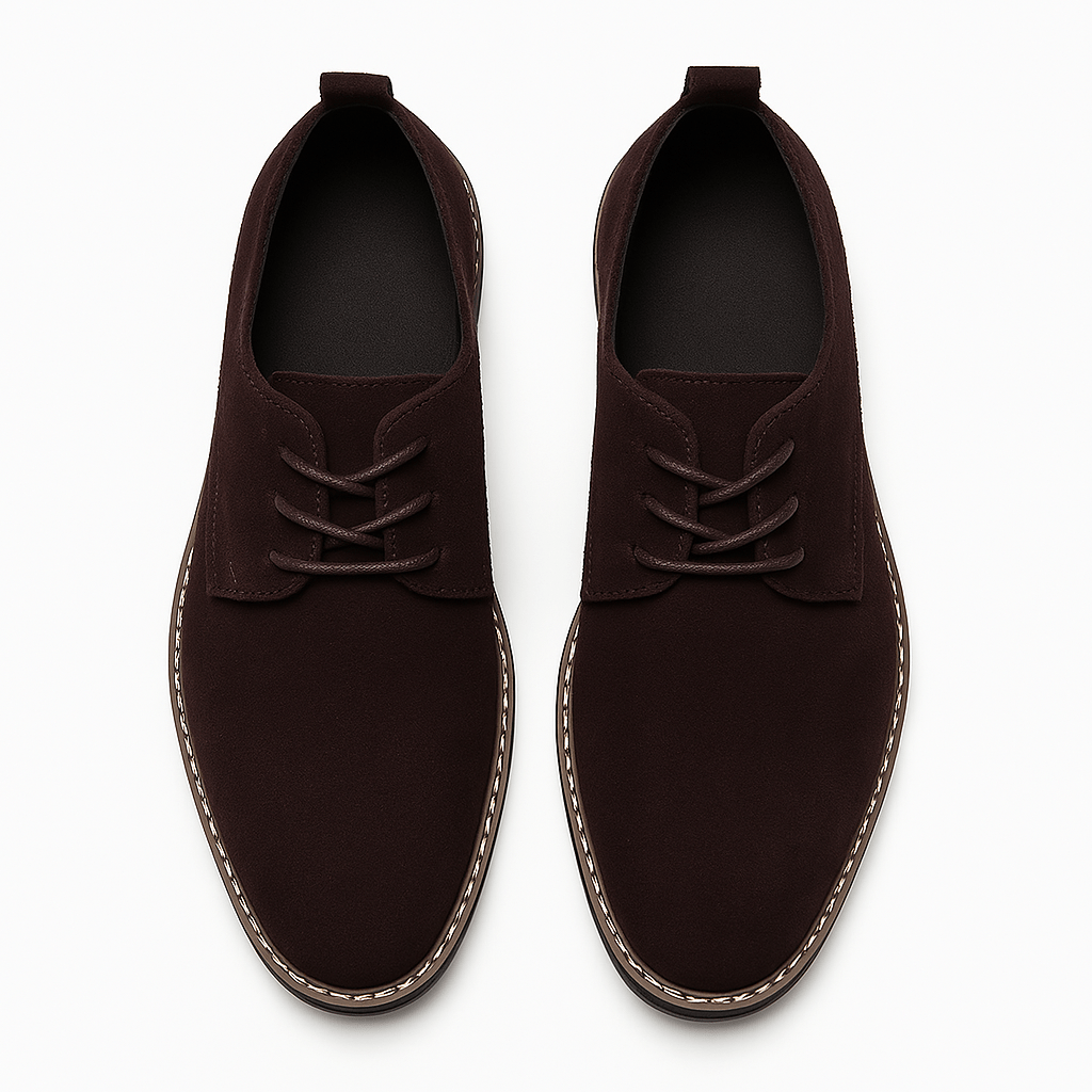 Domoir | Elegant Suede Formal Oxford Shoes