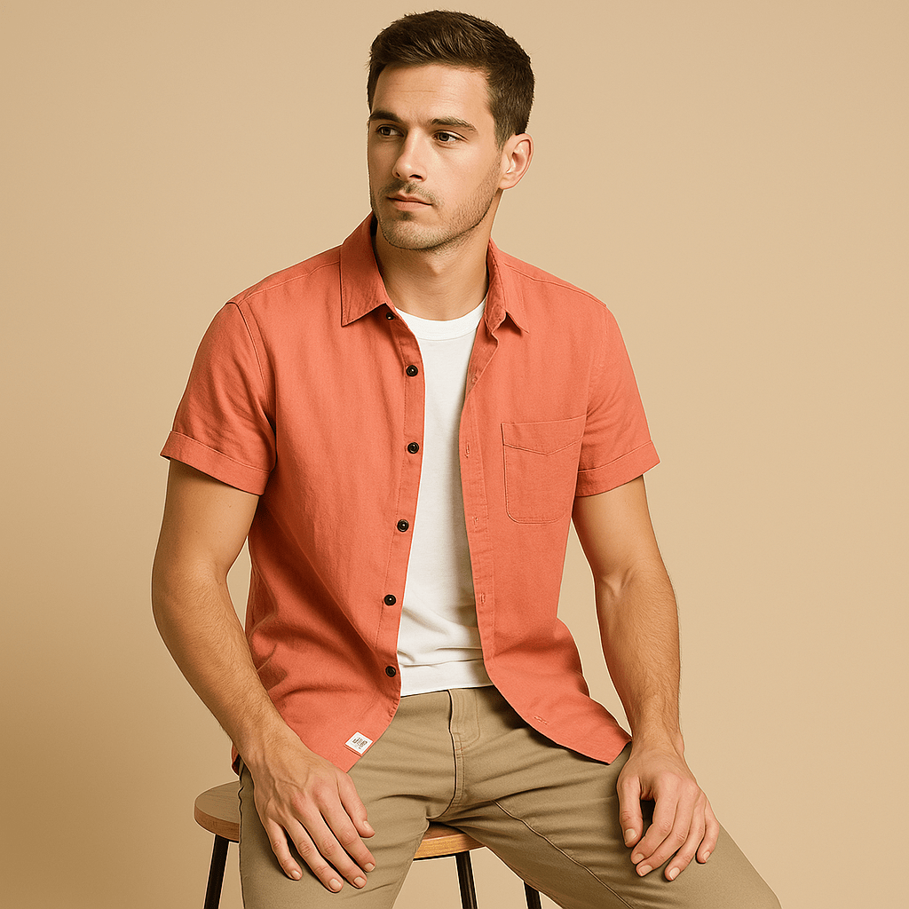 Domoir | Relaxed Casual Cotton Shirt