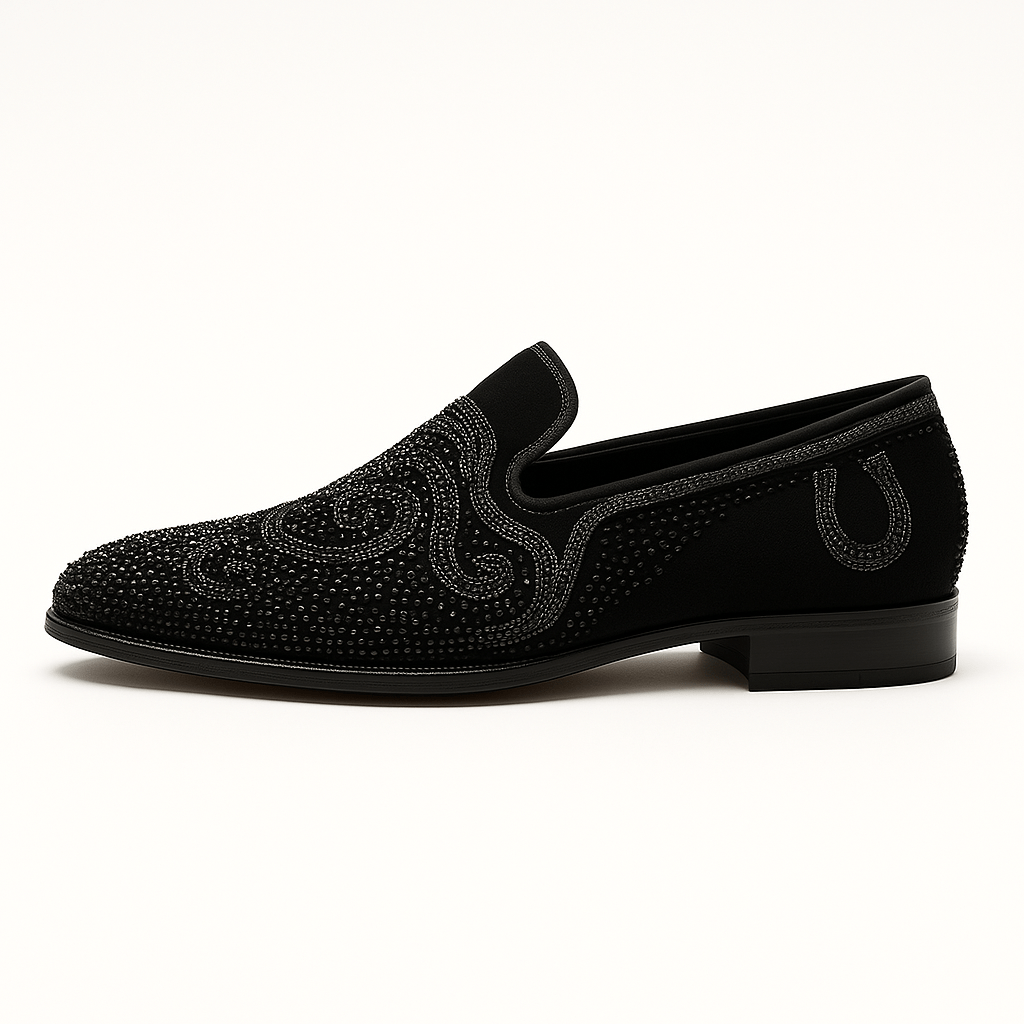 Domoir | Spiked Heel Loafers
