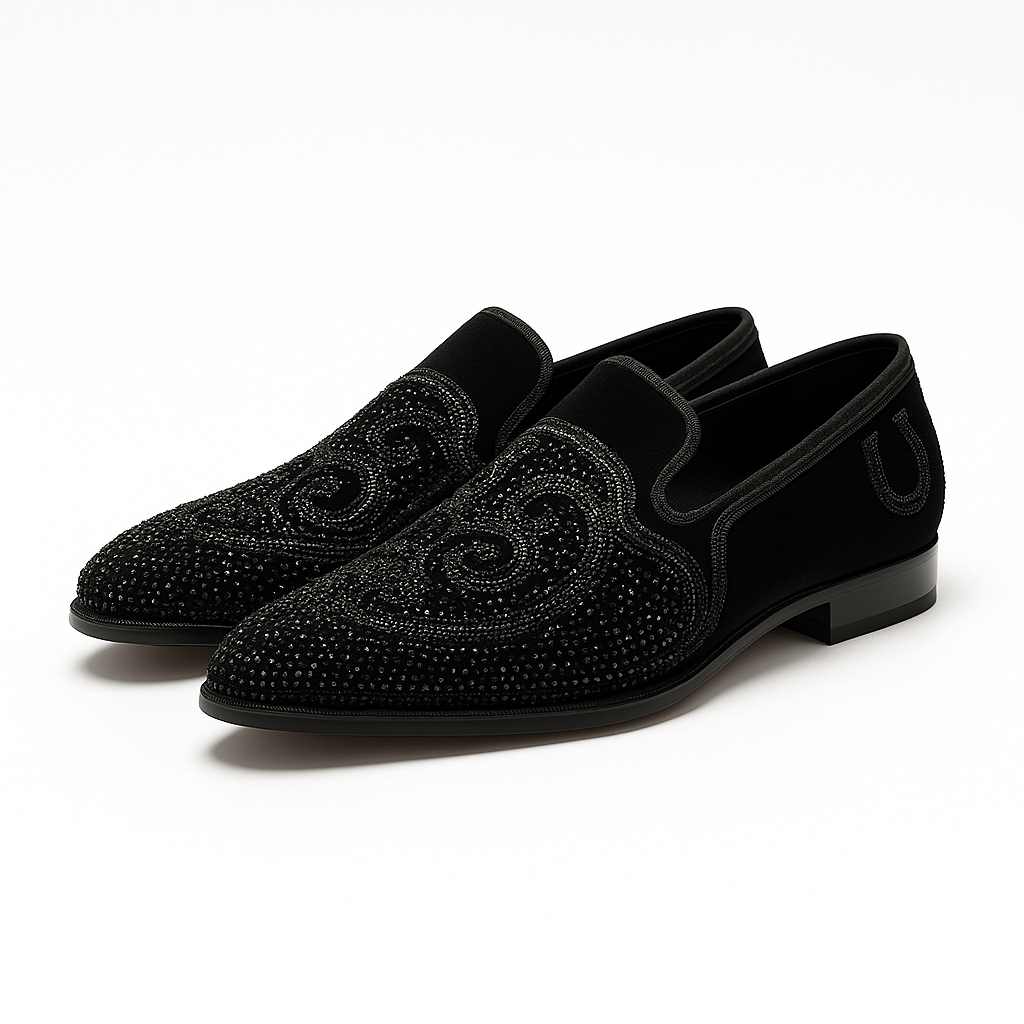 Domoir | Spiked Heel Loafers