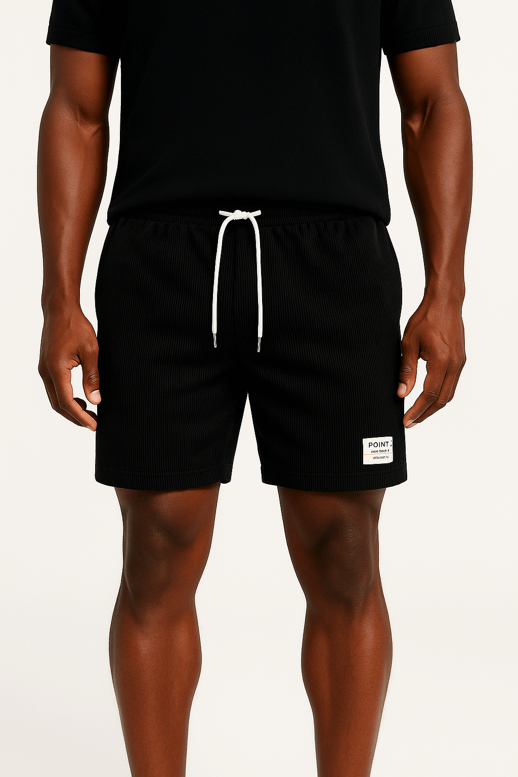 LumiNovi | Casual Shorts Drawstring Cotton Blend 
