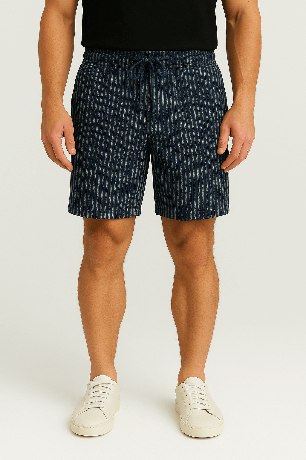 LumiNovi | Hayes Indigo Shorts – Dark Navy 
