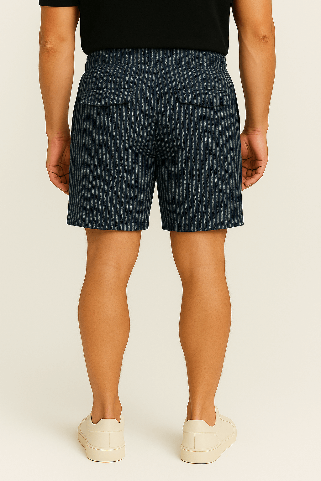 LumiNovi | Hayes Indigo Shorts – Dark Navy 
