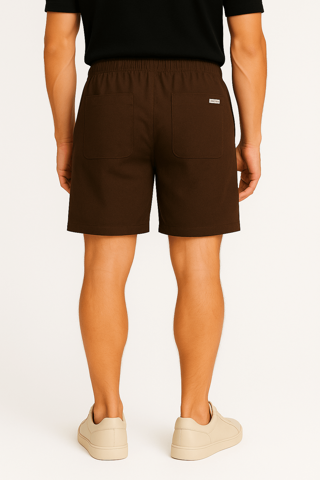 LumiNovi | The Alton Linen Shorts – Chocolate 