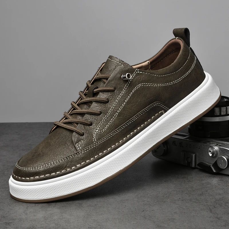 LumiNovi | The Ashby Leather Sneakers 