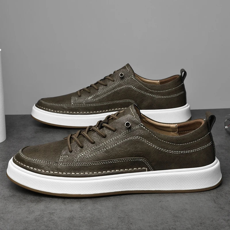 LumiNovi | The Ashby Leather Sneakers 